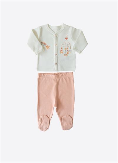 Organik star 2li Takım Ekru