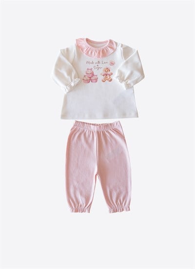 Organik Sugar&Love 2li Takım Pembe