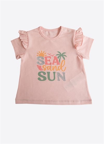 Organik Sun T-Shirt Pembe