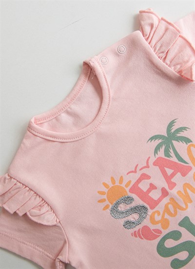 Organik Sun T-Shirt Pembe