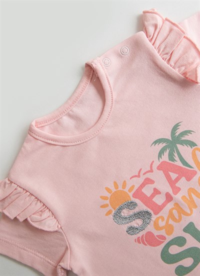 Organik Sun T-Shirt Pembe