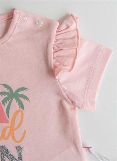 Organik Sun T-Shirt Pembe