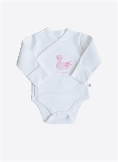 Organik Swan 2li Body Pembe