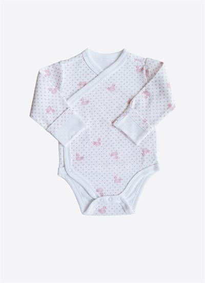 Organik Swan 2li Body Pembe