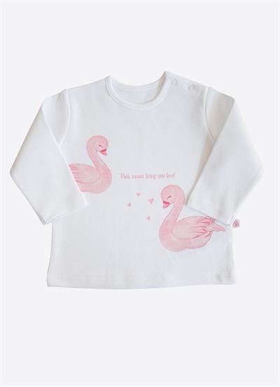 Organik Swan 2li Takım Pembe