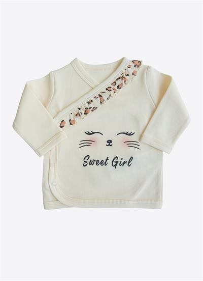 Organik Sweat Girl 5li Hastane Çıkış Seti Natural