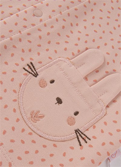 Organik Sweet Bunny Hırka Pembe