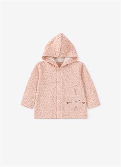 Organik Sweet Bunny Hırka Pembe