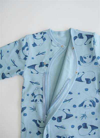 Organik Panda Uyku Tulumu Mavi