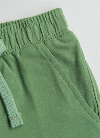 Organik Take 2li Şort Yeşil