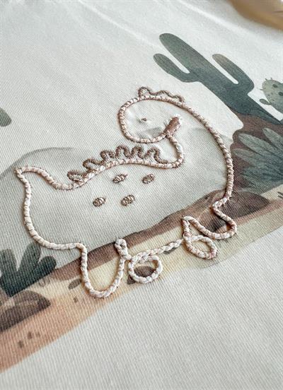 Organik Thomas 2li Takım Bej