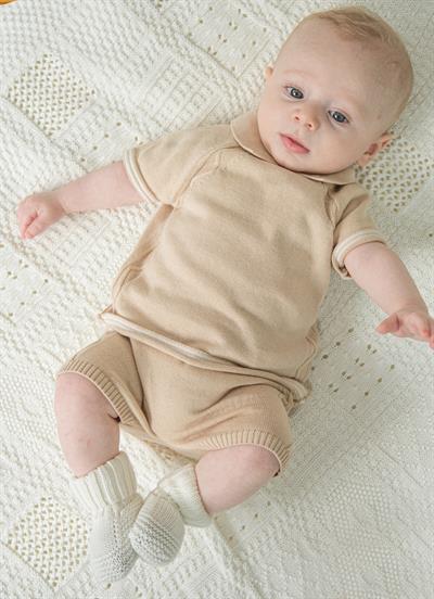 Organik Triko Patik Ekru