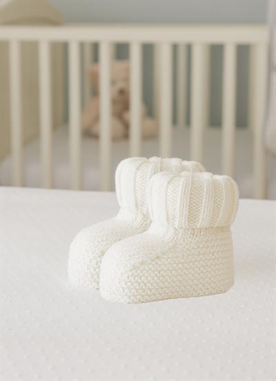 Organik Triko Patik Ekru