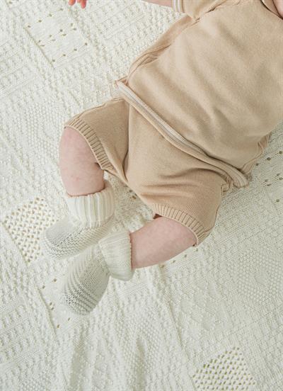 Organik Triko Patik Ekru