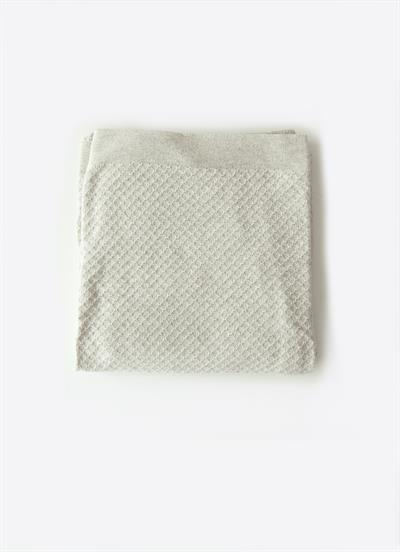 Organik Triko Pike Battaniye Gri