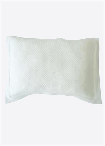 Organik Triko Pike Yastık Ekru