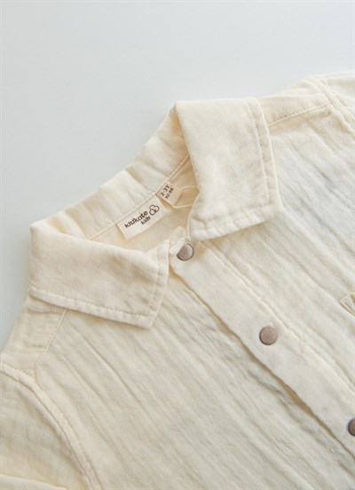 Organik Tylor Gömlek Natural