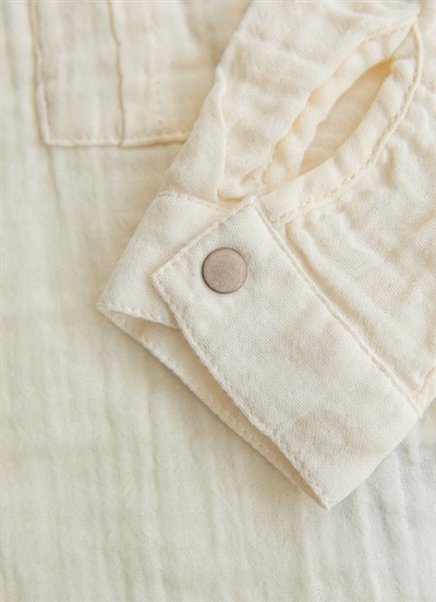 Organik Tylor Gömlek Natural