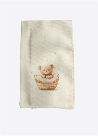 Organik Wolly Battaniye Natural