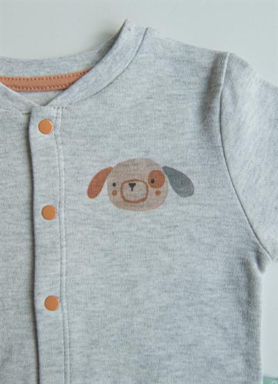 Organik Woodland Hırka Gri