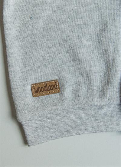 Organik Woodland Hırka Gri