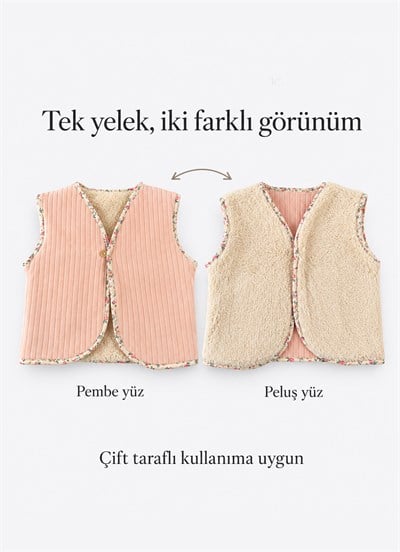Povy Yelek Pembe