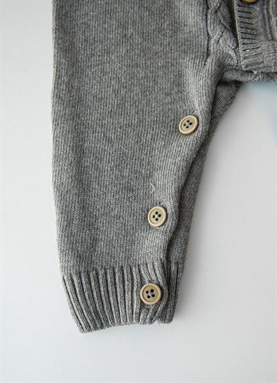 Puka Triko Tulum Koyu Gri Melanj