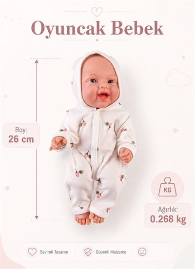 Rosy Bebek Ten Renk 26 cm