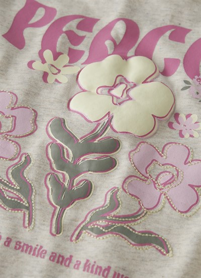 Name IT T-Shirt Krem