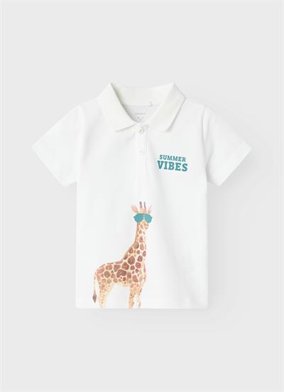 T-Shirt Polo Yaka Beyaz