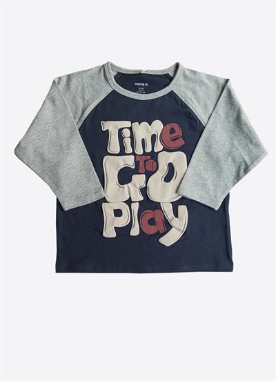 T-SHİRT U.KOL LACİVERT