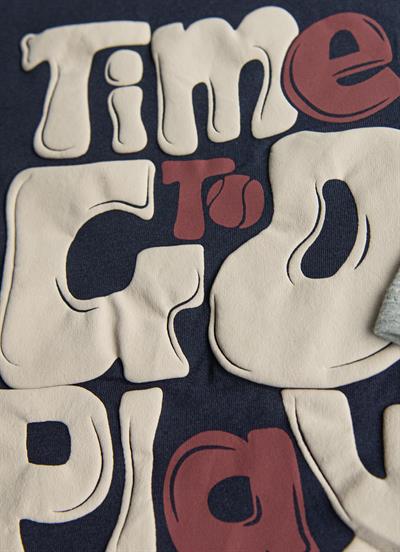 T-SHİRT U.KOL LACİVERT