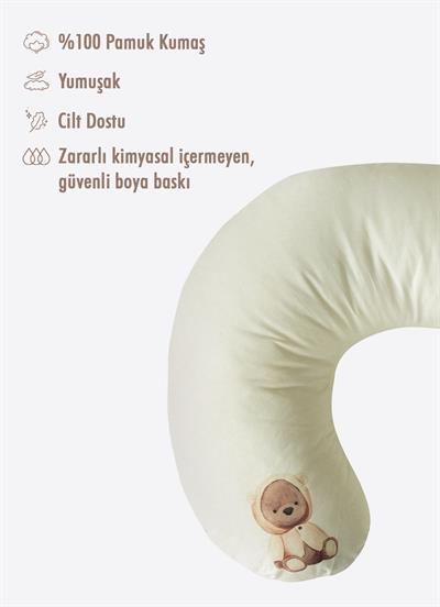 Tawky Çok Fonksiyonlu Emzirme Yastığı Natural