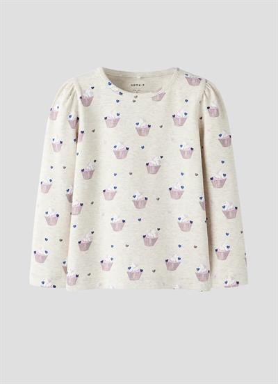 TSHIRT UZUN KOL KREM