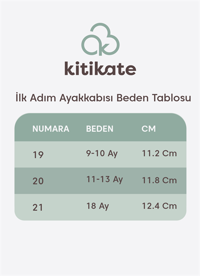 Velora Bebek İlk Adım Ayakkabı Gri