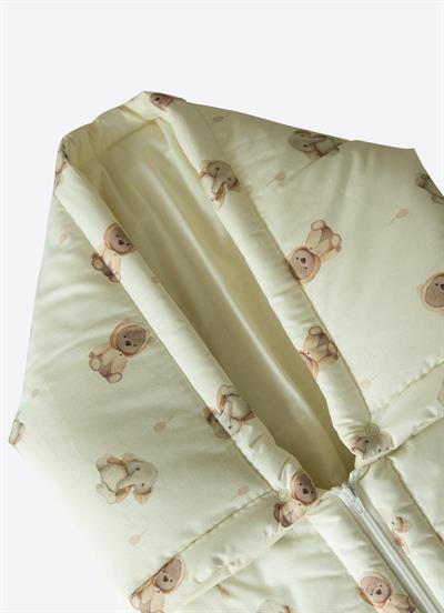 Zen Fermuarlı Battaniye Natural