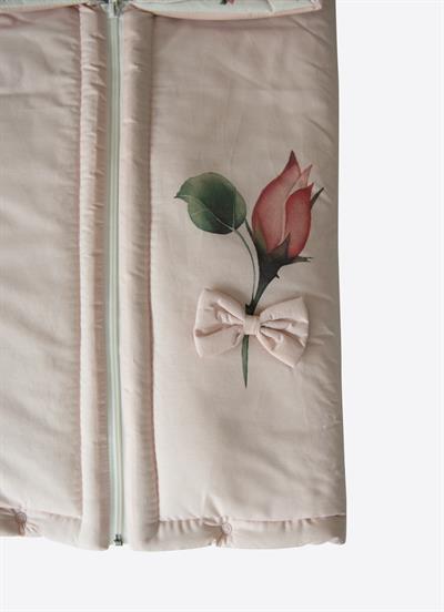 Zen Fermuarlı Battaniye Pembe