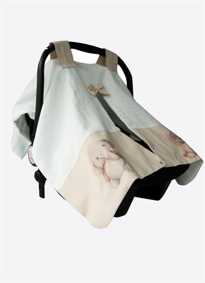 Zen Müslin Puset Örtüsü Natural