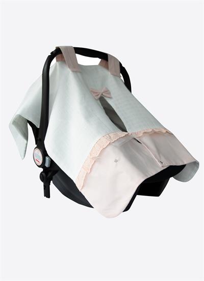 Zen Müslin Puset Örtüsü Pembe