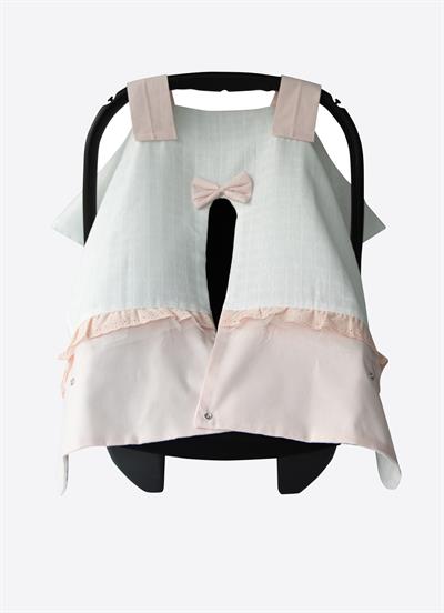 Zen Müslin Puset Örtüsü Pembe