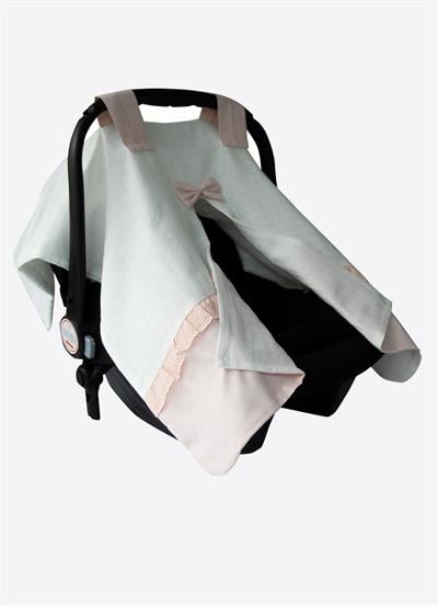 Zen Müslin Puset Örtüsü Pembe