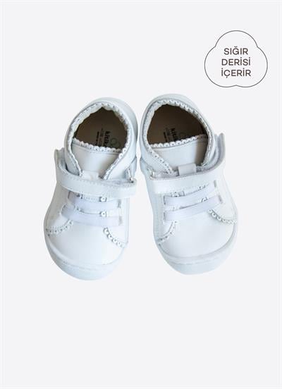 Zuzu İlk Adım Ayakkabı Beyaz