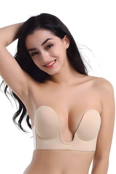 Zoe U Yapışkan Sütyen Nude