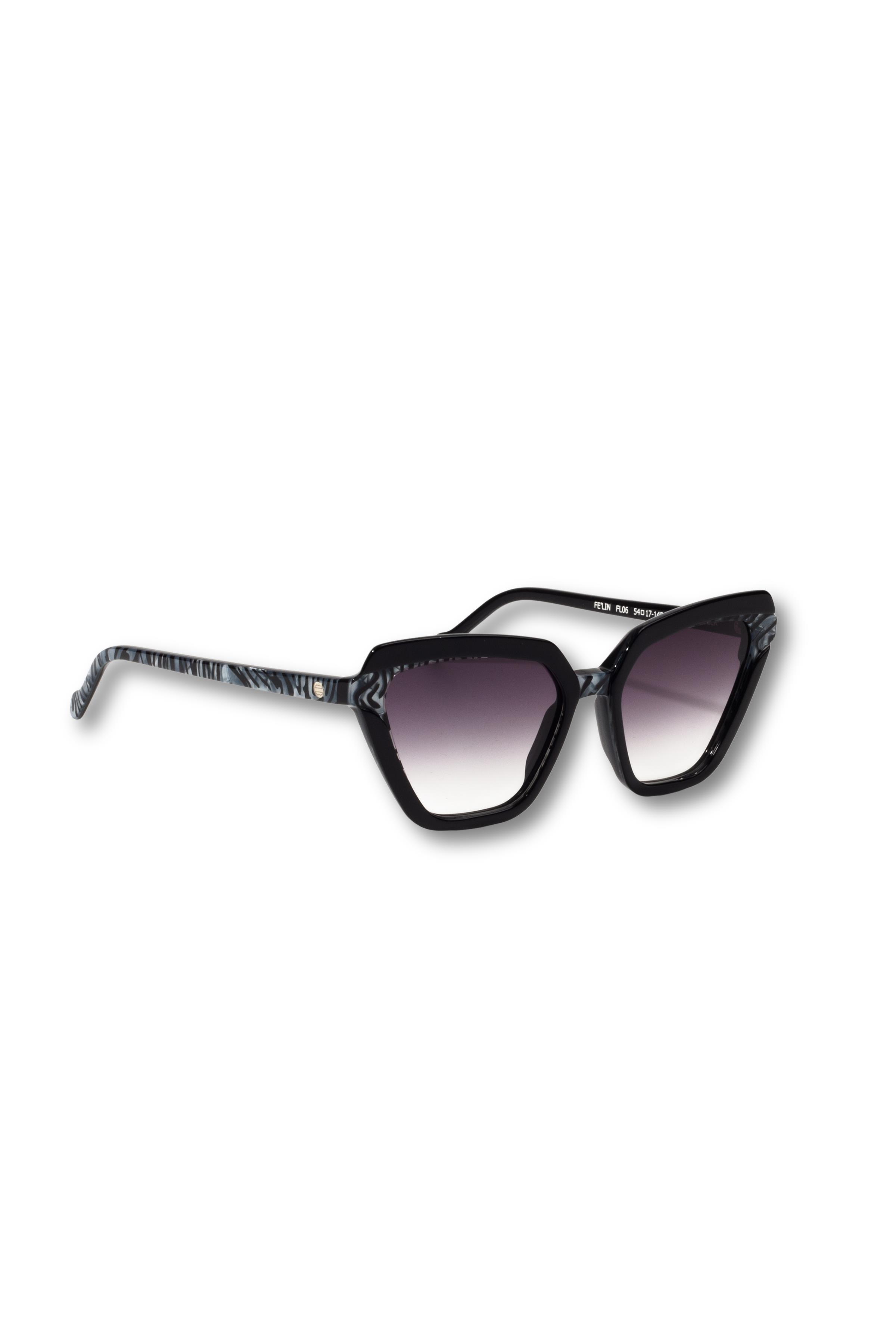 GÜNEŞ GÖZLÜĞÜ ORIGINAL VINTAGE SUNGLASSES FELIN FL06 WHİTE TIGER