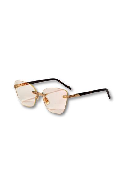 GÜNEŞ GÖZLÜĞÜ ORIGINAL VINTAGE SUNGLASSES NAPLES JEWEL NJ01 HAVANA GOLD