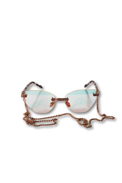 GÜNEŞ GÖZLÜĞÜ ORIGINAL VINTAGE SUNGLASSES NAPLES JEWEL NJ03 DARK PINK