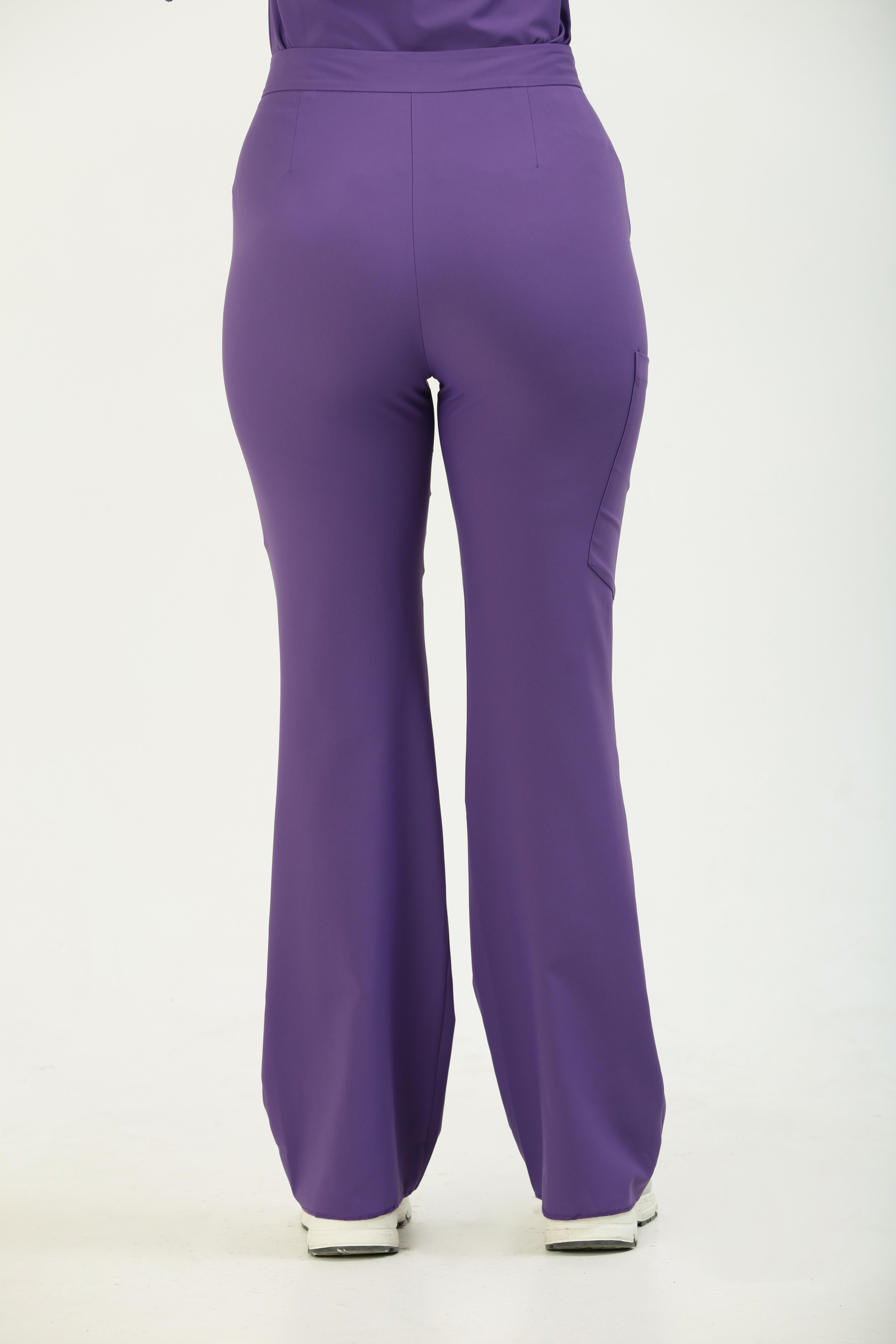 Premium AGNES Cerrahi Pantolon - Mor