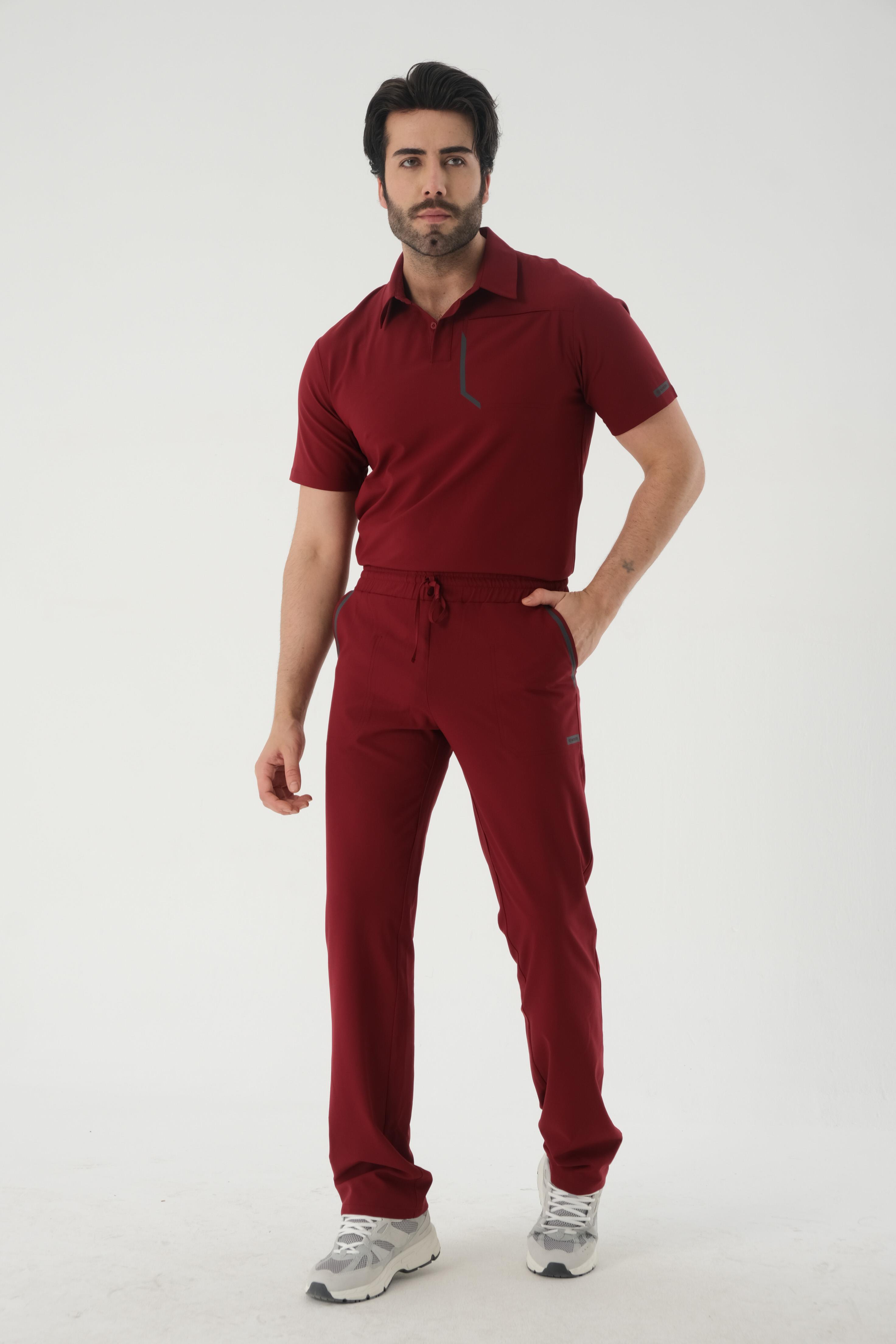 Premium ALEX-THOMAS DG Erkek Cerrahi Takım - Bordo