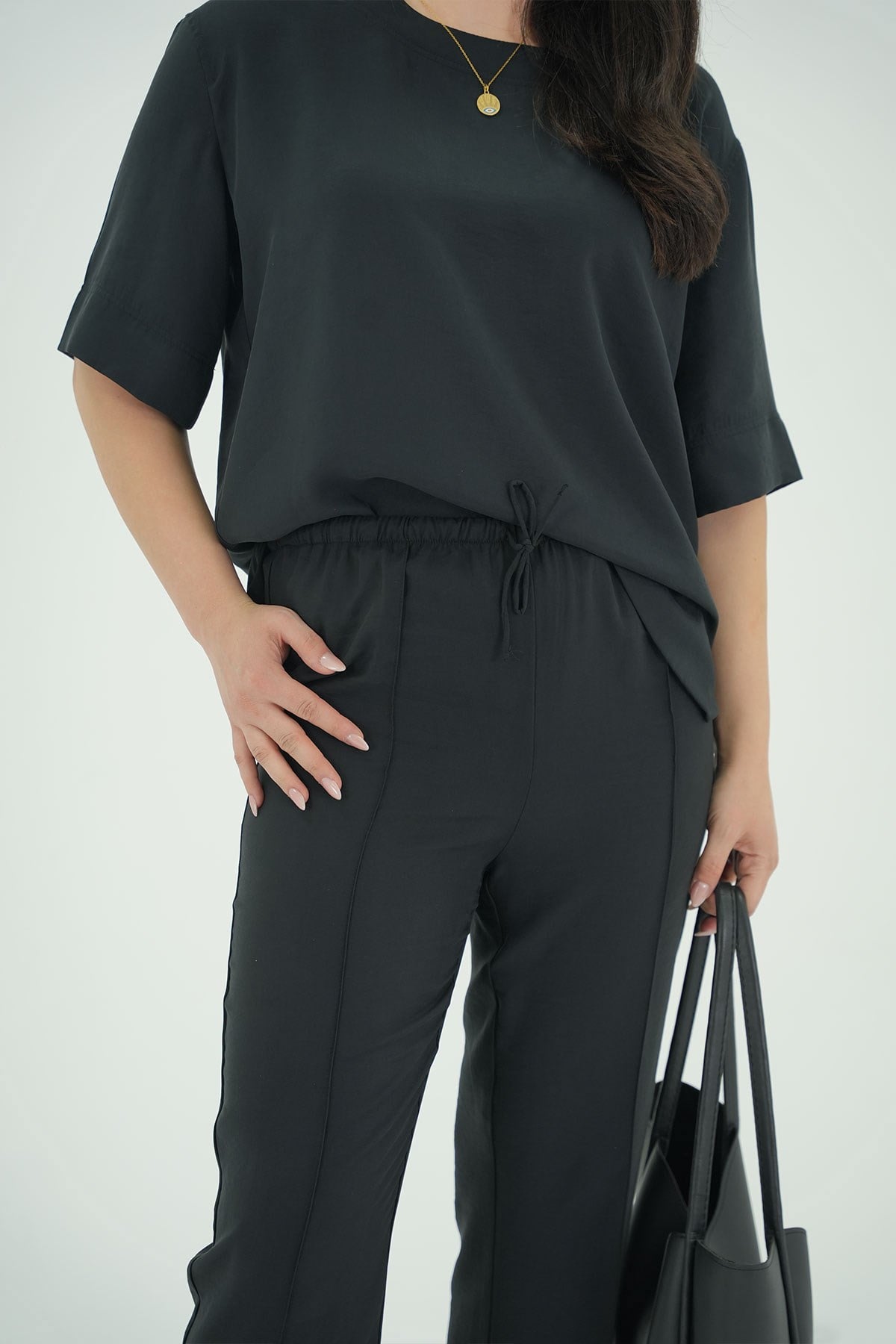 AMELİA Oversize Siyah Kadın Takım
