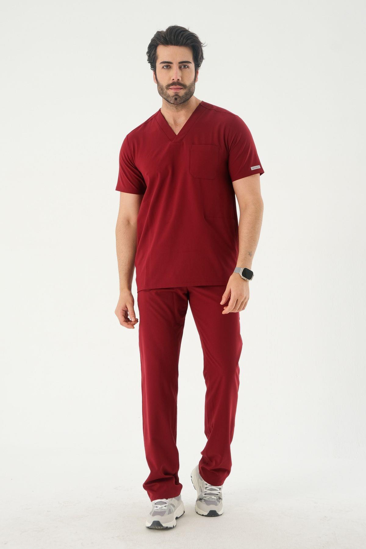 Premium ATLANTA 941 Cerrahi Pantolon - Bordo